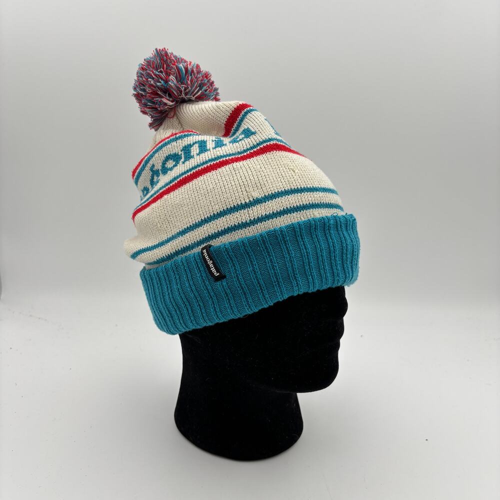 Patagonia Powder Town Ski Beanie Knit Pom Hat Gorpcore
